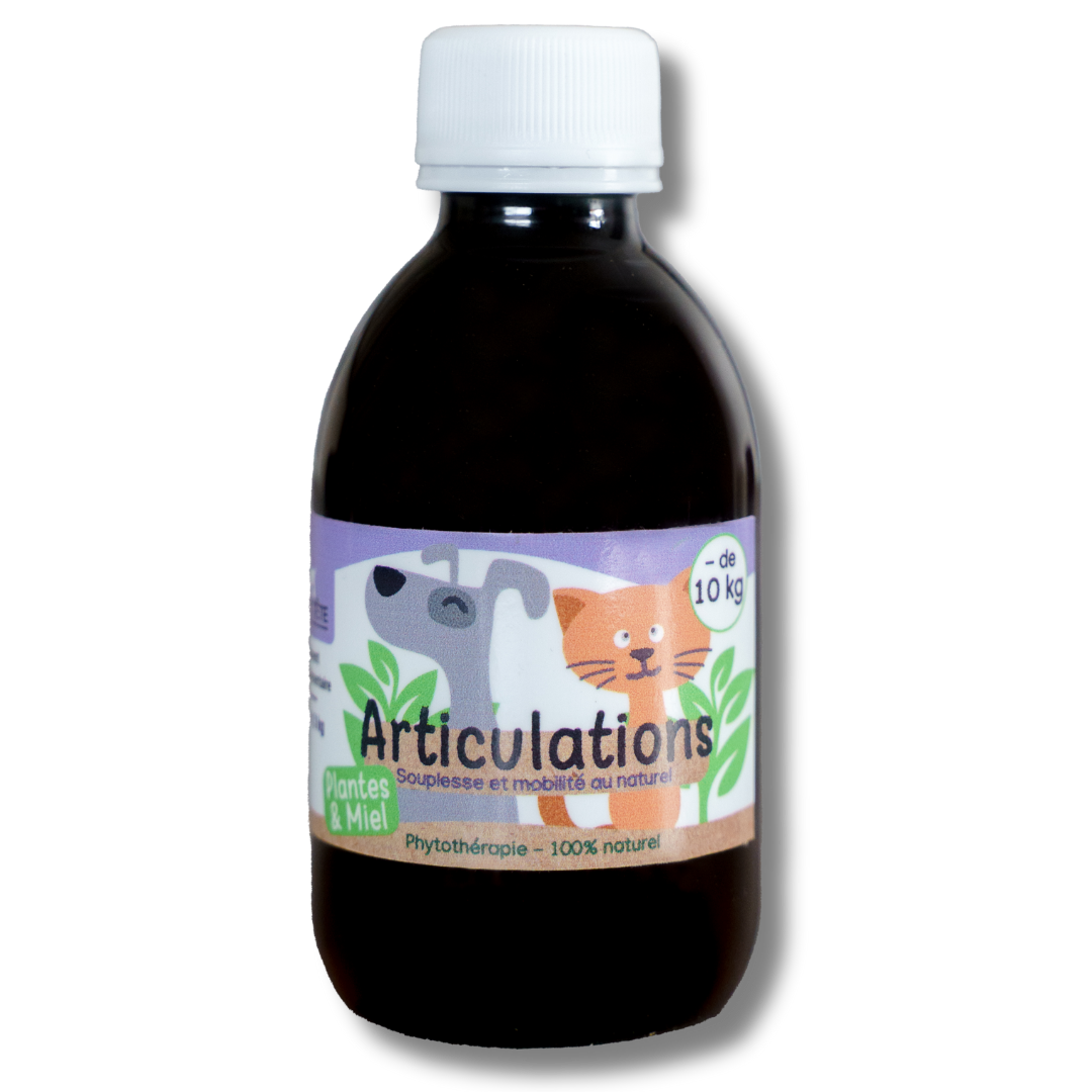 Sirop naturel Articulation 200mL – Chiens et Chats de -10kG